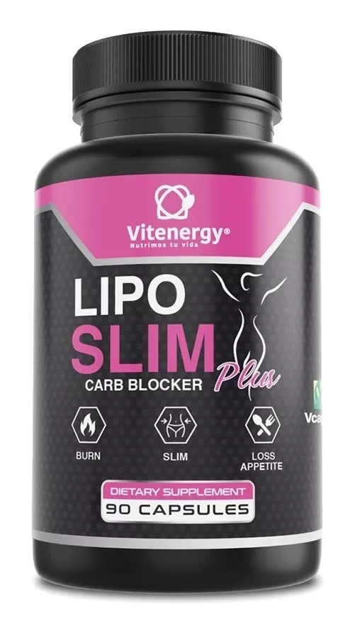 SUPLEMENTO ALIMENTICIO VITENERGY LIPO SLIM BLOQUEADOR CARBOHIDRATOS CONTROL DE PESO - 1