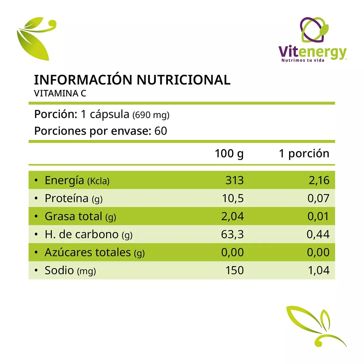SUPLEMENTO ALIMENTICIO FUENTE VITAL VITAMINA C CÁPSULA VEGETAL PACK X 3 - 4