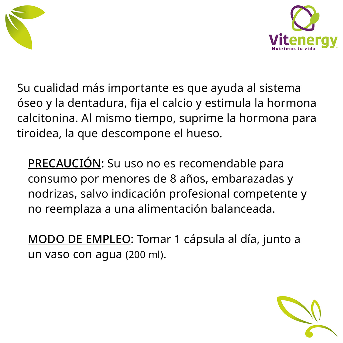 PACK VITENERGY COLAGENO ZINC MAGNESIO VITAMINA E + CALCIO VITAMINA D3 OFERTA PACK - 6