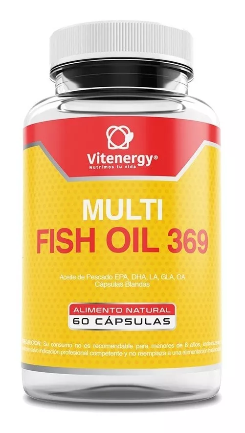 SUPLEMENTO ALIMENTICIO FUENTE VITAL OMEGA MULTI FISH OIL 3 6 9 PREMIUM EPA DHA OFERTA - 1