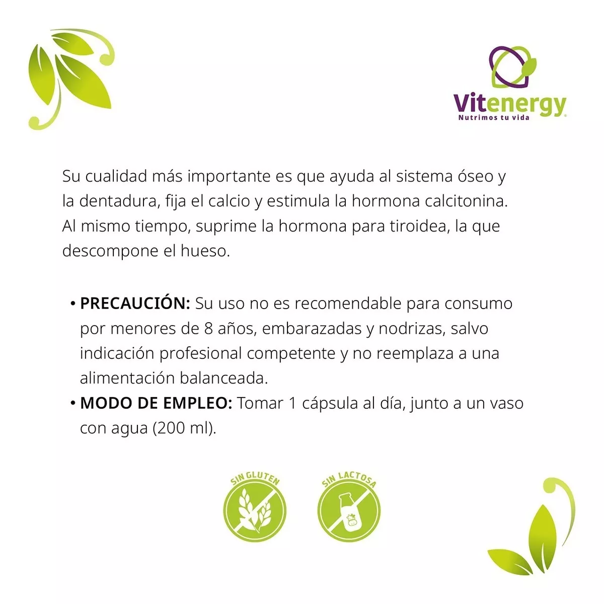 PACK X 2 FUENTE VITAL CALCIO + VITAMINA D3 + MAGNESIO 1000 MG OFERTA - 3