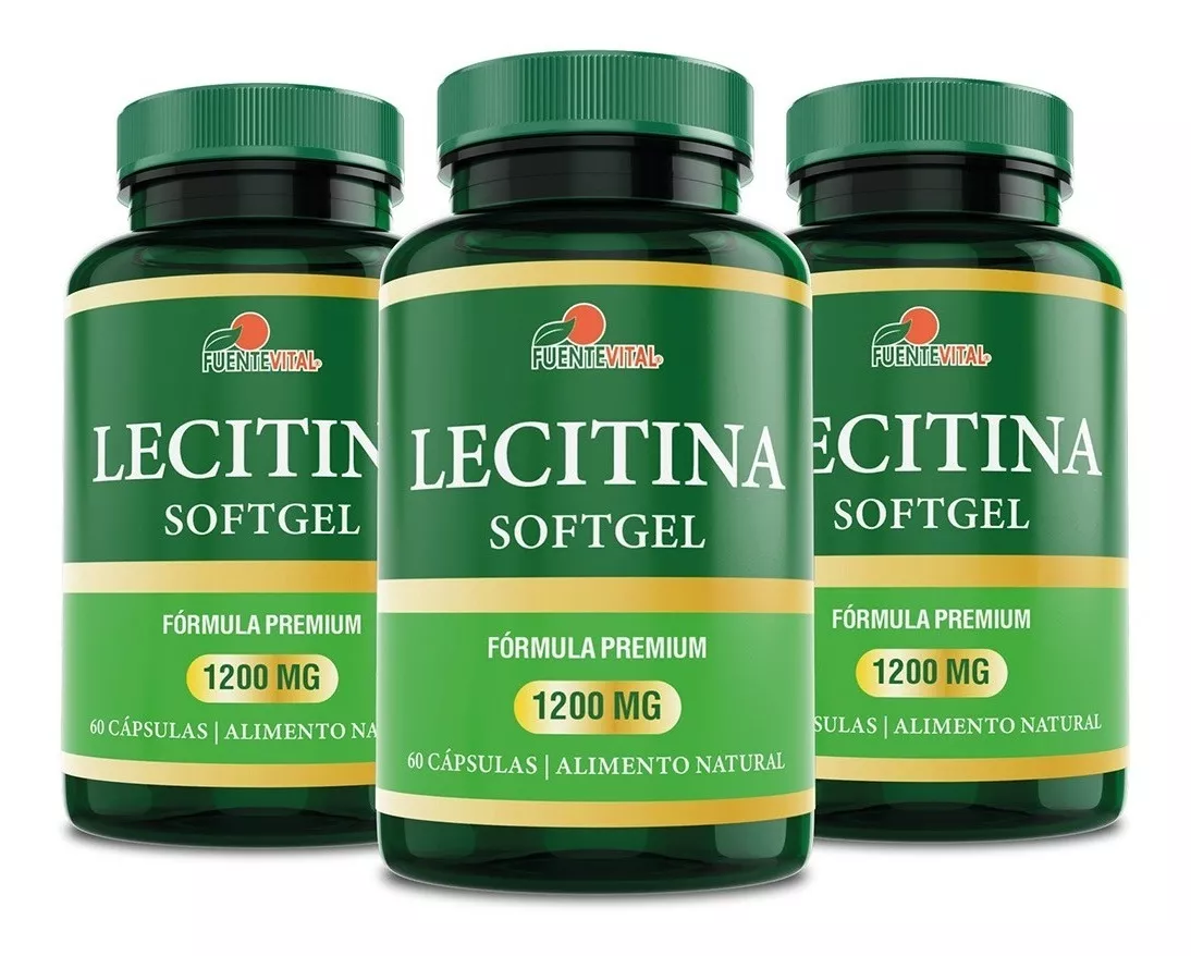 PACK X 3 FUENTE VITAL LECITINA DE SOYA 1200 MG. OFERTA SOFT GEL - 1