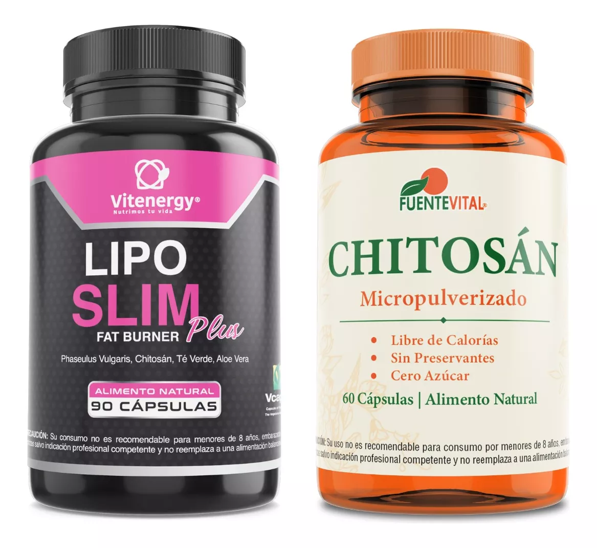 PACK FUENTE VITAL LIPO SLIM TÉ VERDE ALOE VERA + CHITOSÁN. OFERTA!! - 1
