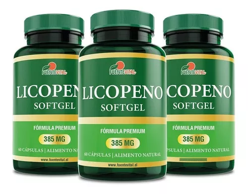 PACK X 3 VITENERGY LICOPENO CÁPSULAS SOFT GEL EL MEJOR ANTIOXIDANTE NATURAL SABOR - 1