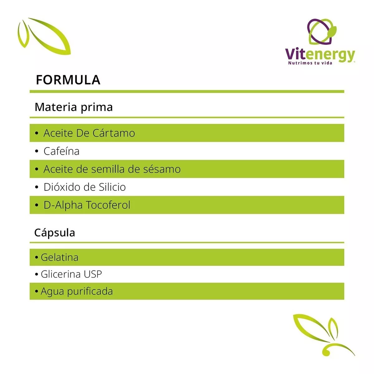 ACEITE DE CÁRTAMO VITENERGY Y SEMILLA DE SÉSAMO CORPOBELL PACK X 2 - 5