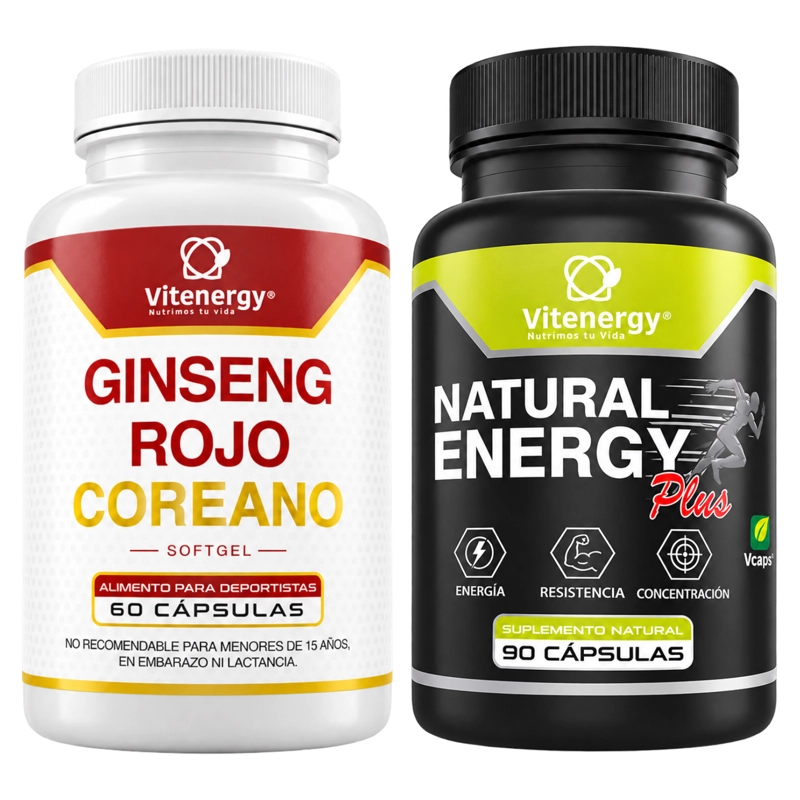 SUPLEMENTO ALIMENTICIO VITENERGY NATURAL ENERGY PLUS COMPLEJO B + ENERGIZANTE 100% NATURAL - 1