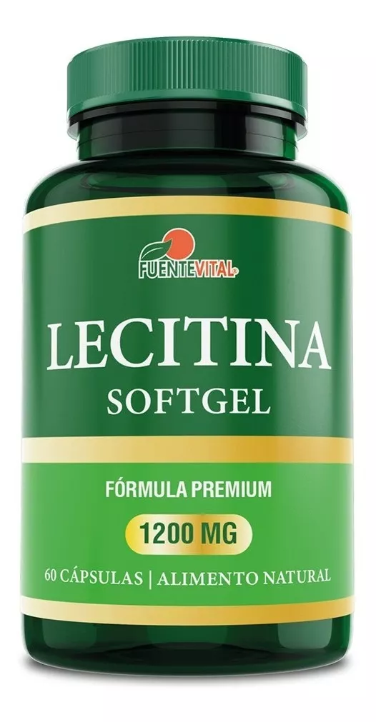 SUPLEMENTO ALIMENTICIO FUENTE VITAL LECITINA DE SOYA 1200 MG. OFERTA 60 CAPS SOFT GEL - 1