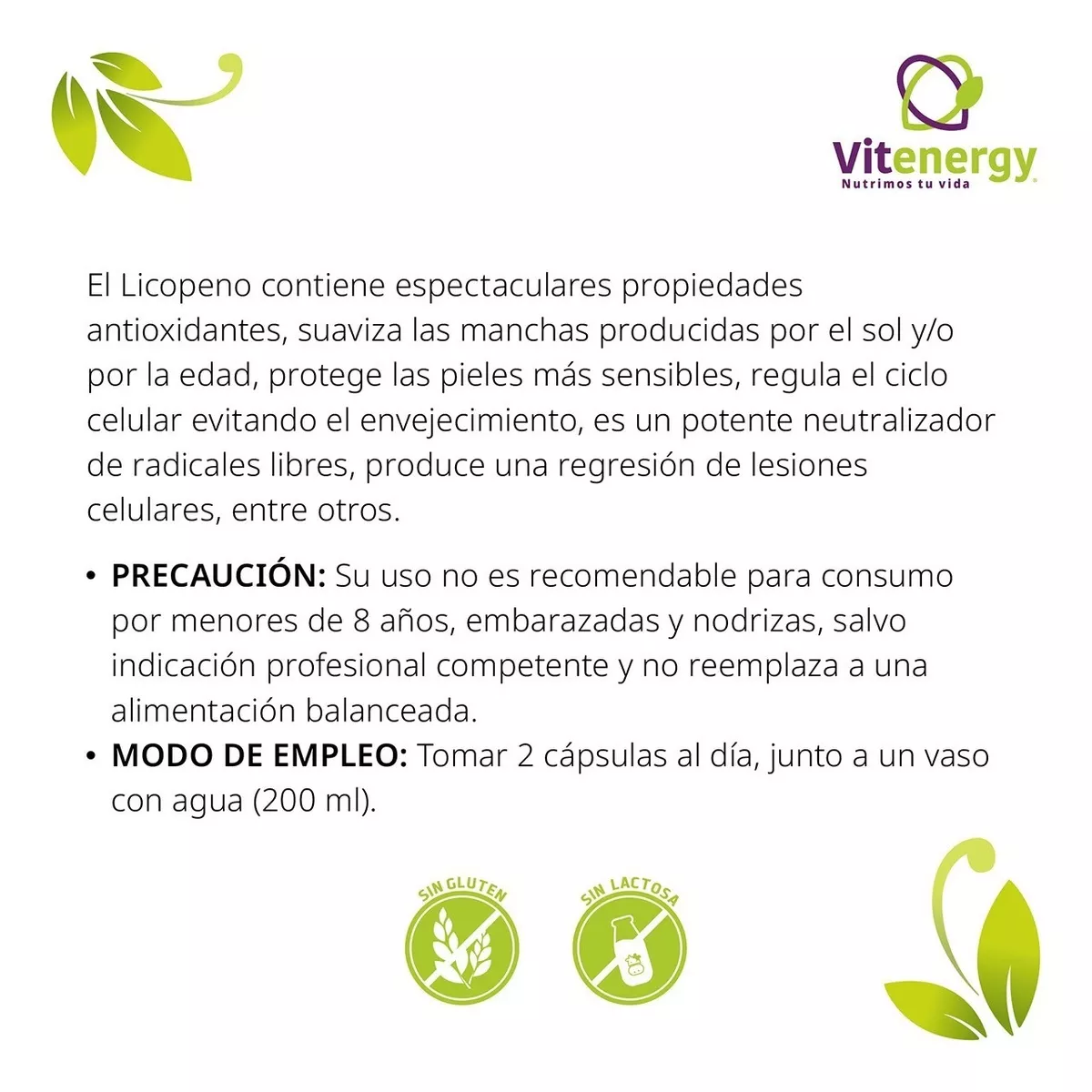 LICOPENO CÁPSULAS SOFT GEL - EL MEJOR ANTIOXIDANTE NATURAL - 3