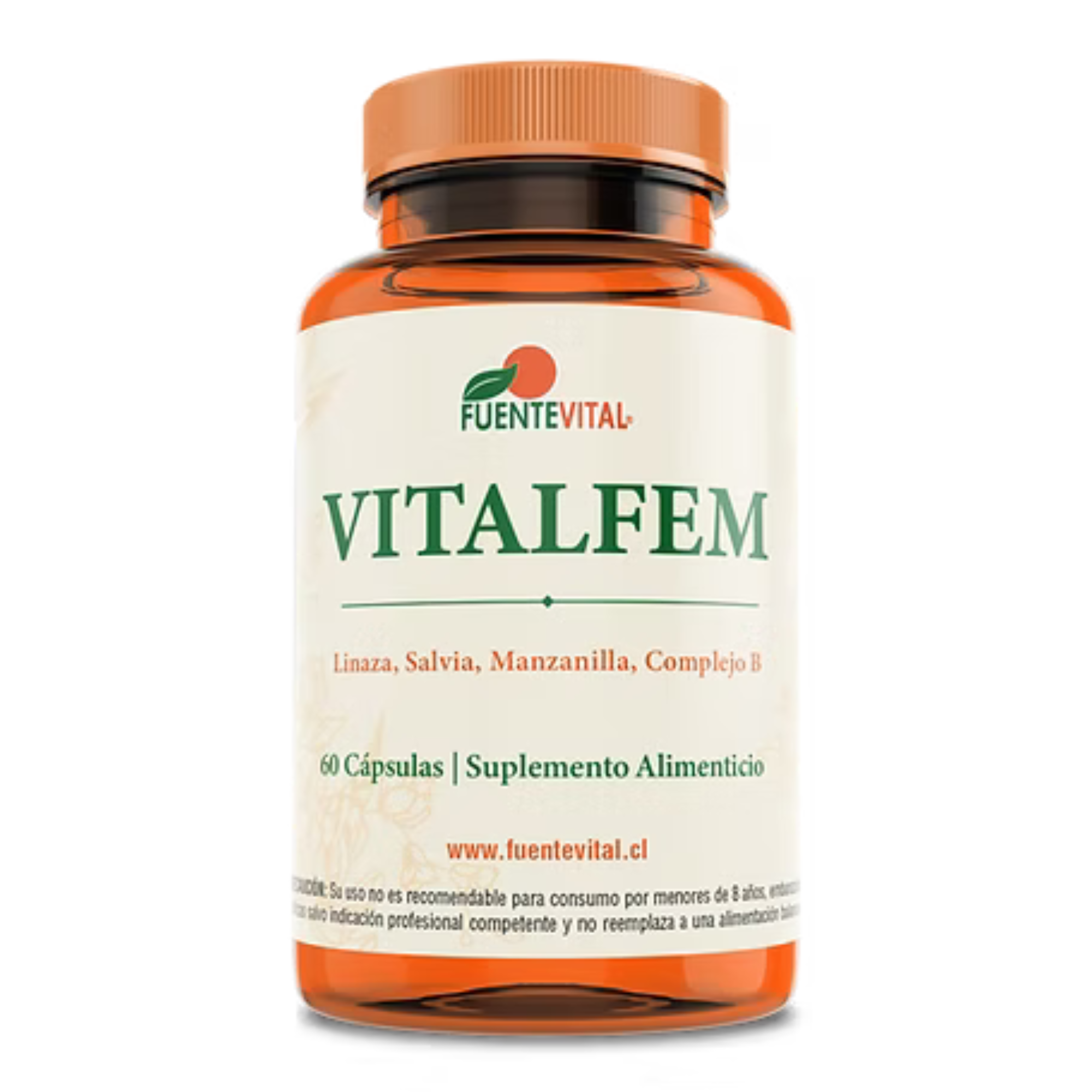 SUPLEMENTO ALIMENTICIO FUENTE VITAL VITAMINAS MENOPAUSIA BOCHORNOS MENOPAS REGULADOR HORMONAL - 1