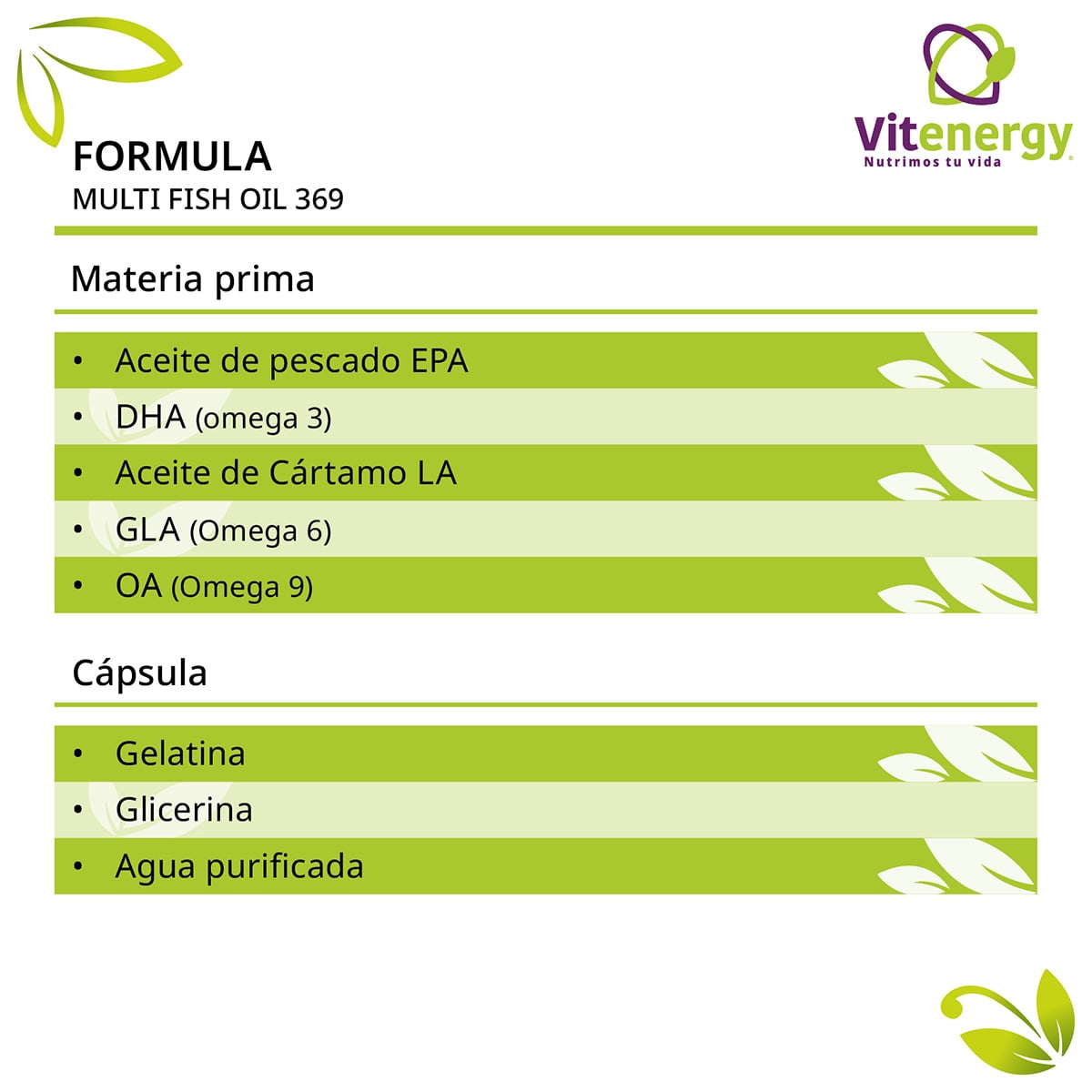SUPLEMENTO ALIMENTICIO VITENERGY PROBIÓTICOS 100 BILLONES + OMEGA MULTI 369 - PACK - 4