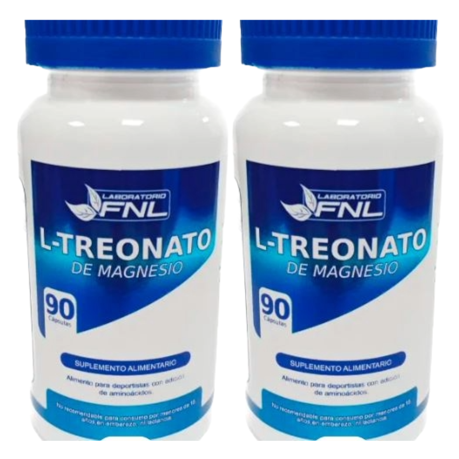 SUPLEMENTO ALIMENTICIO VITENERGY MAGNESIO L TREONATO - 180 CÁPSULAS FNL - OFERTA PACK X2 - 1