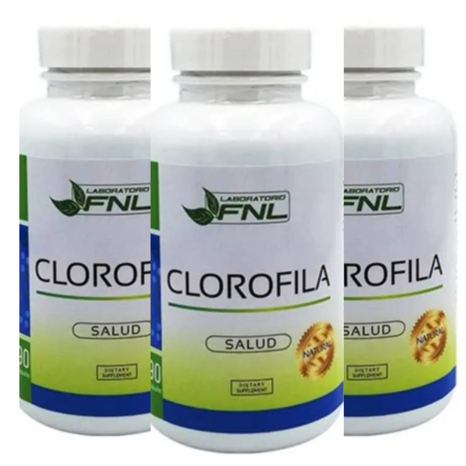 SUPLEMENTO ALIMENTICIO VITENERGY CLOROFILA 100%- 270 CÁPSULAS FNL -SALUD DIGESTIVA - PACK X3 - 1