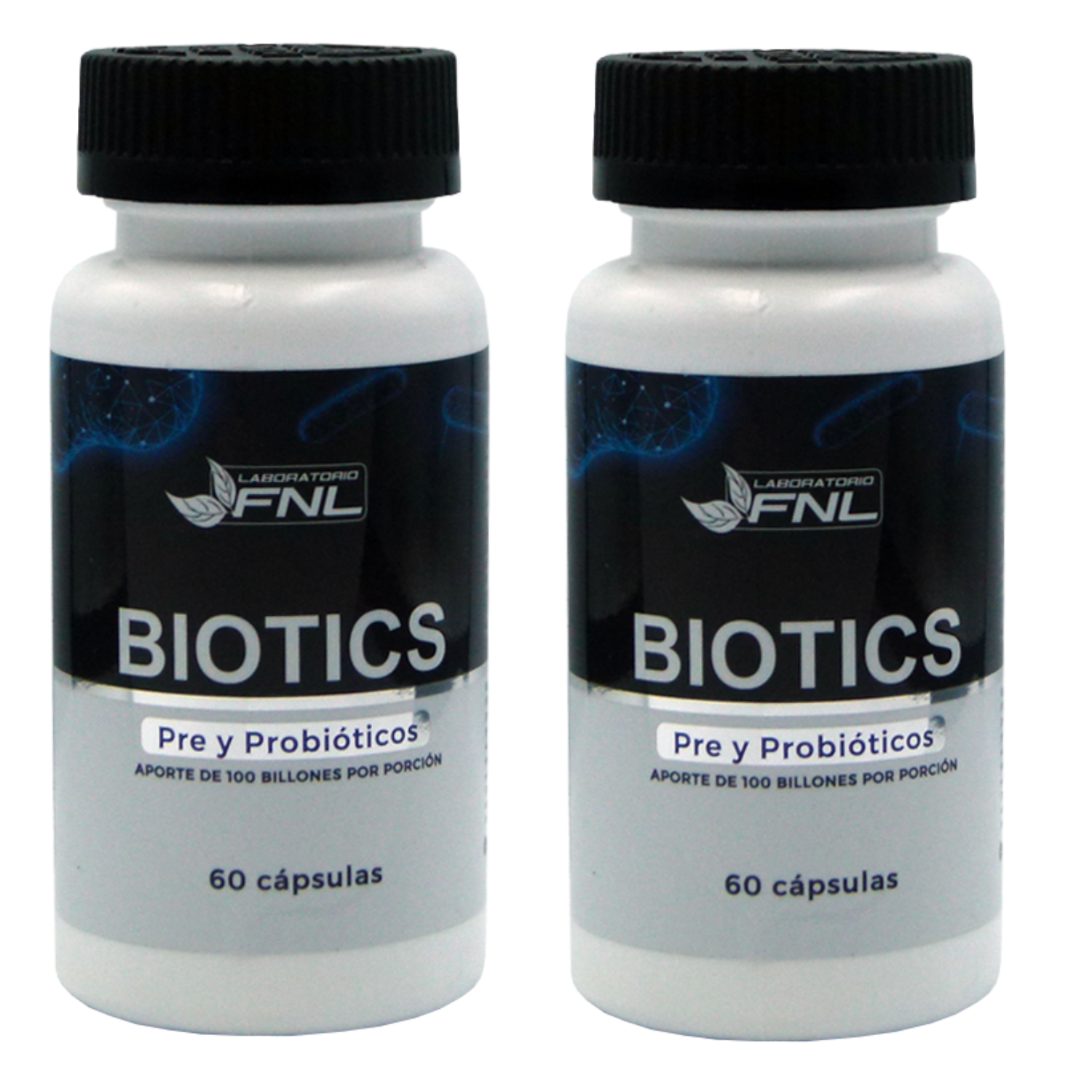 SUPLEMENTO ALIMENTICIO VITENERGY PROBIOTICOS + PREBIOTICOS 14 CEPAS 100 BILLONES -BIOTICS FNL X2 - 1