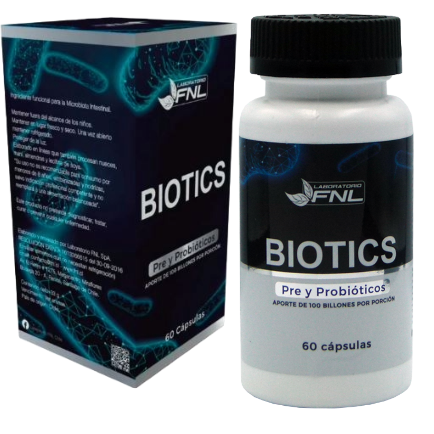 SUPLEMENTO ALIMENTICIO VITENERGY PROBIOTICOS + PREBIOTICOS BIOTICS 14 CEPAS 100 BILLONES - 1