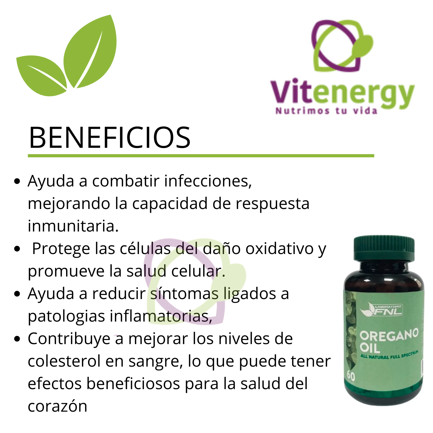 PACK 2 ACEITE DE OREGANO LABORATORIO FNL OIL GEL - 2