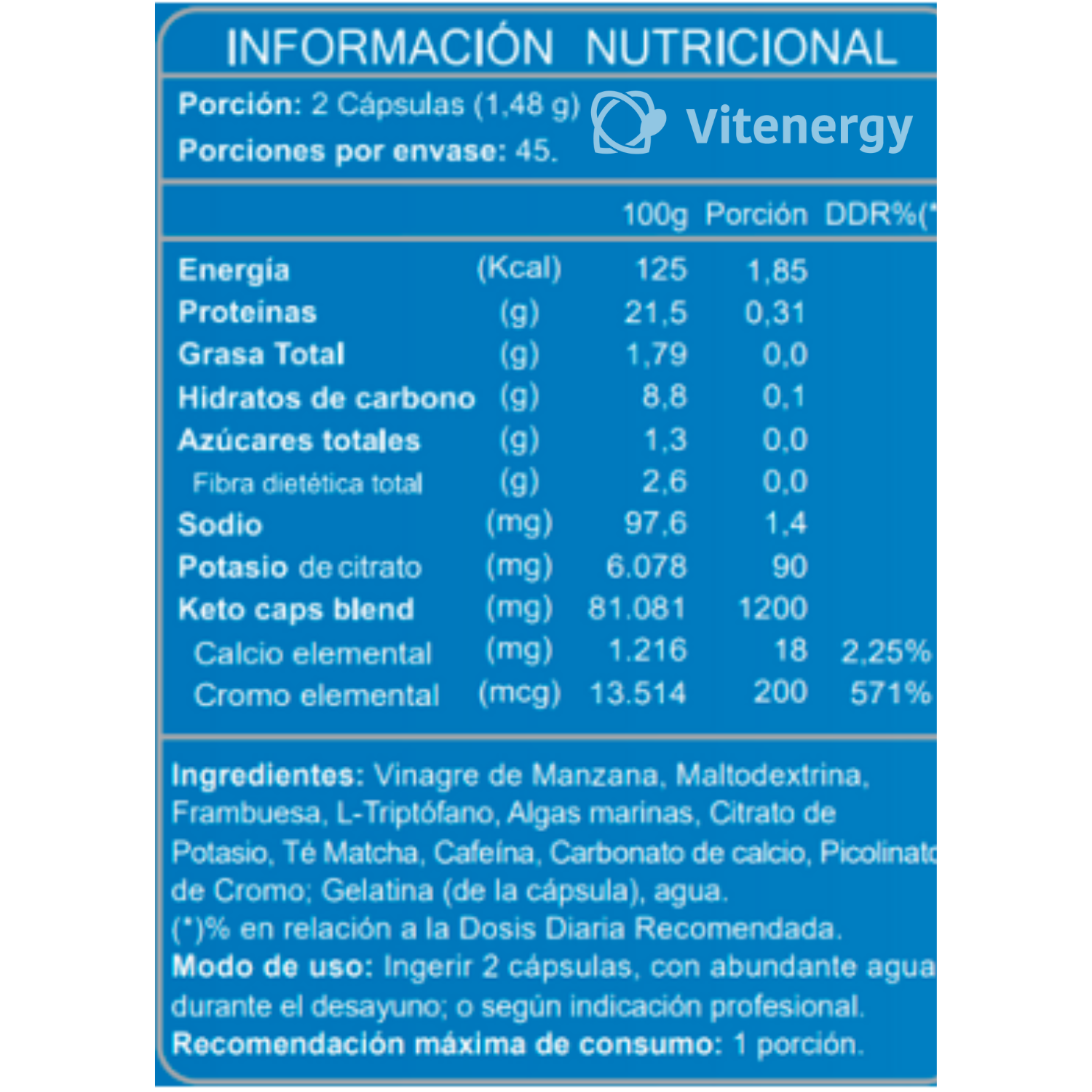 PACK 3 SUPLEMENTO LABORATORIO FNL KETO SLIM BLUE BLOQUEADOR CARBO ORIGINAL - 3