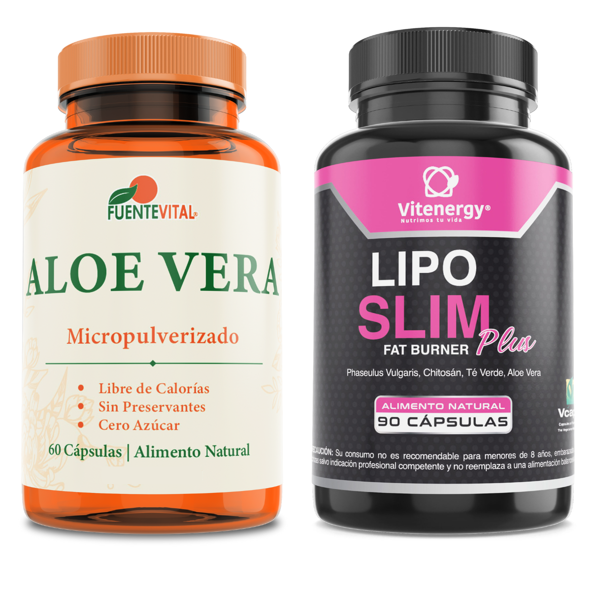 PACK LIPO SLIM FUENTE VITAL BLOQUEADOR DE CARBOHIDRATOS + ALOE VERA - 1