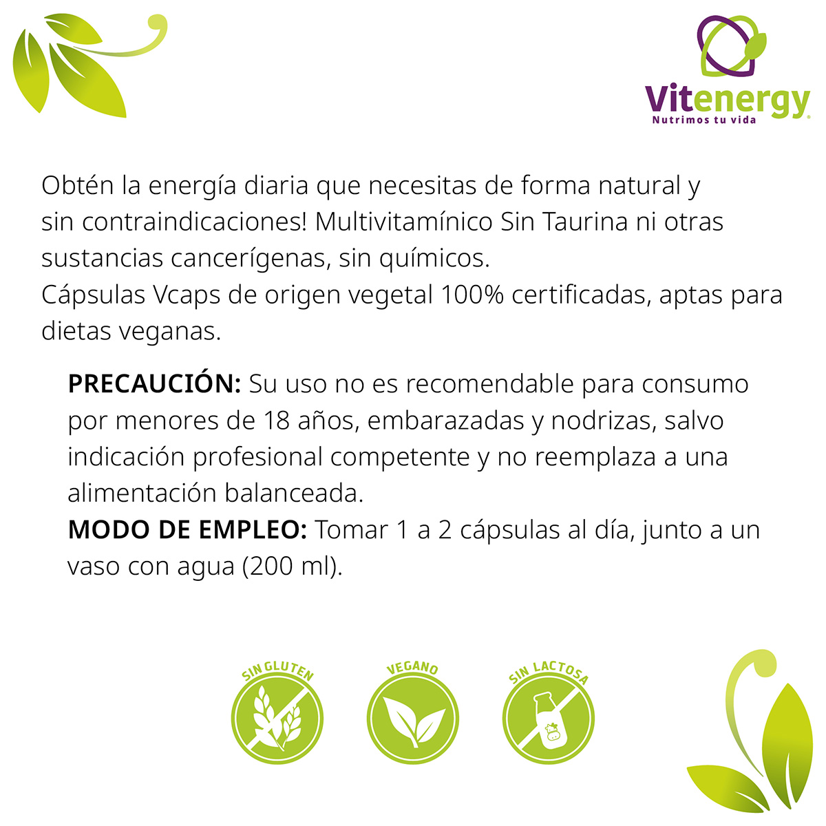 PACK OMEGA 3-6-9 VITENERGY TRIPLE FISH OIL + COMPLEJO B ENERGIZANTE - 7