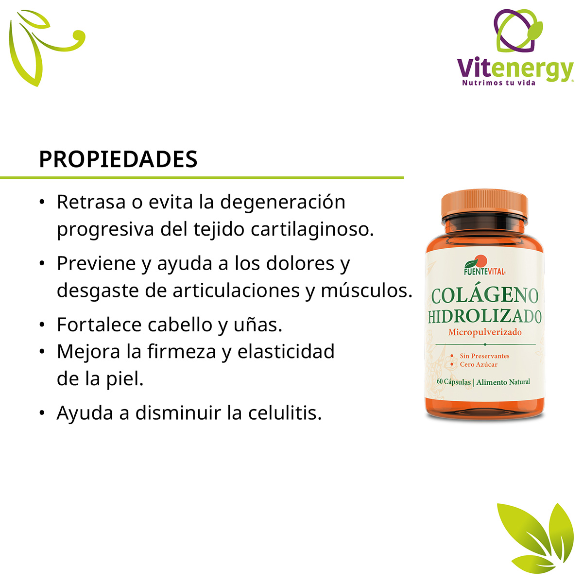 PACK OMEGA 3-6-9 FUENTE VITAL TRIPLE FISH OIL + COLAGENO HIDROLIZADO - 6