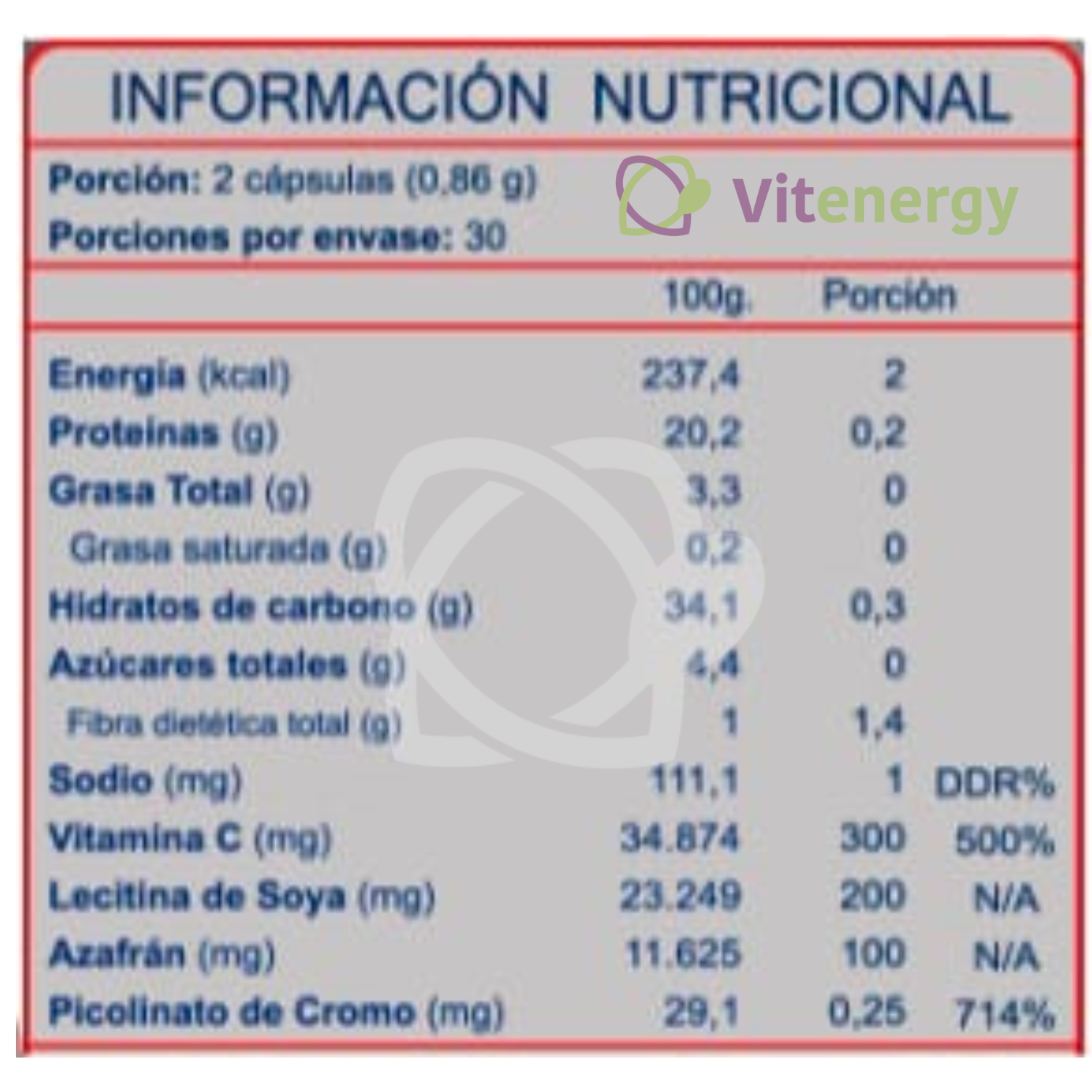 PACK 3 SUPLEMENTO LABORATORIO FNL PICOLINATO DE CROMO + VITAMINA C + AZAFRAN - 3