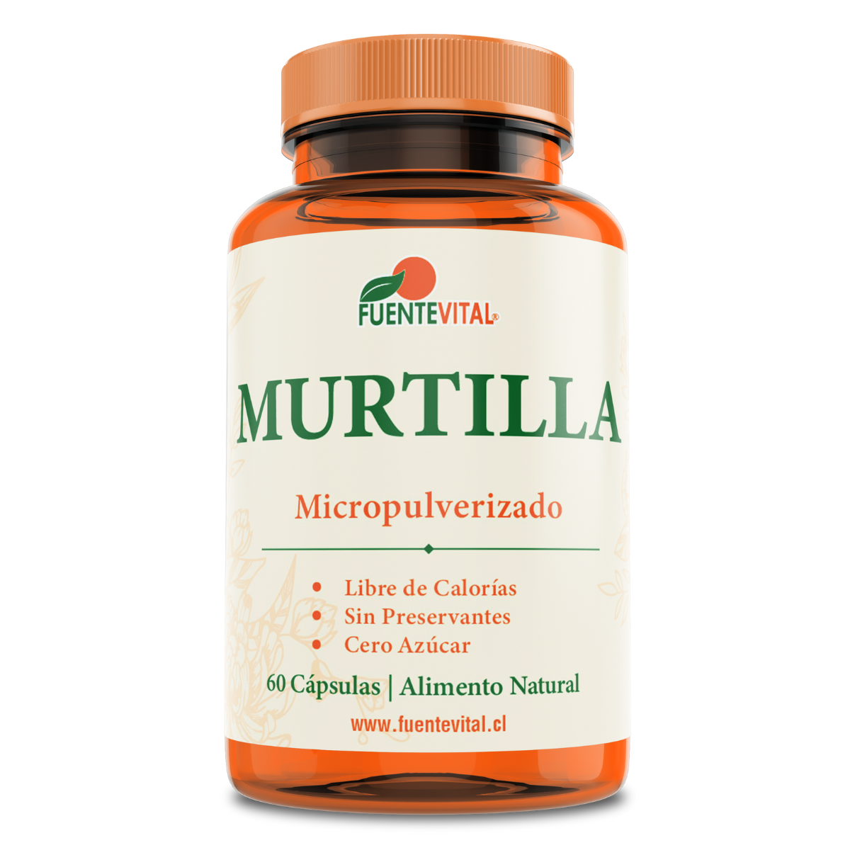 MURTILLA ANTIOXIDANTE FUENTE VITAL PIEL CELULITIS CAPSULAS 60 UN - 1