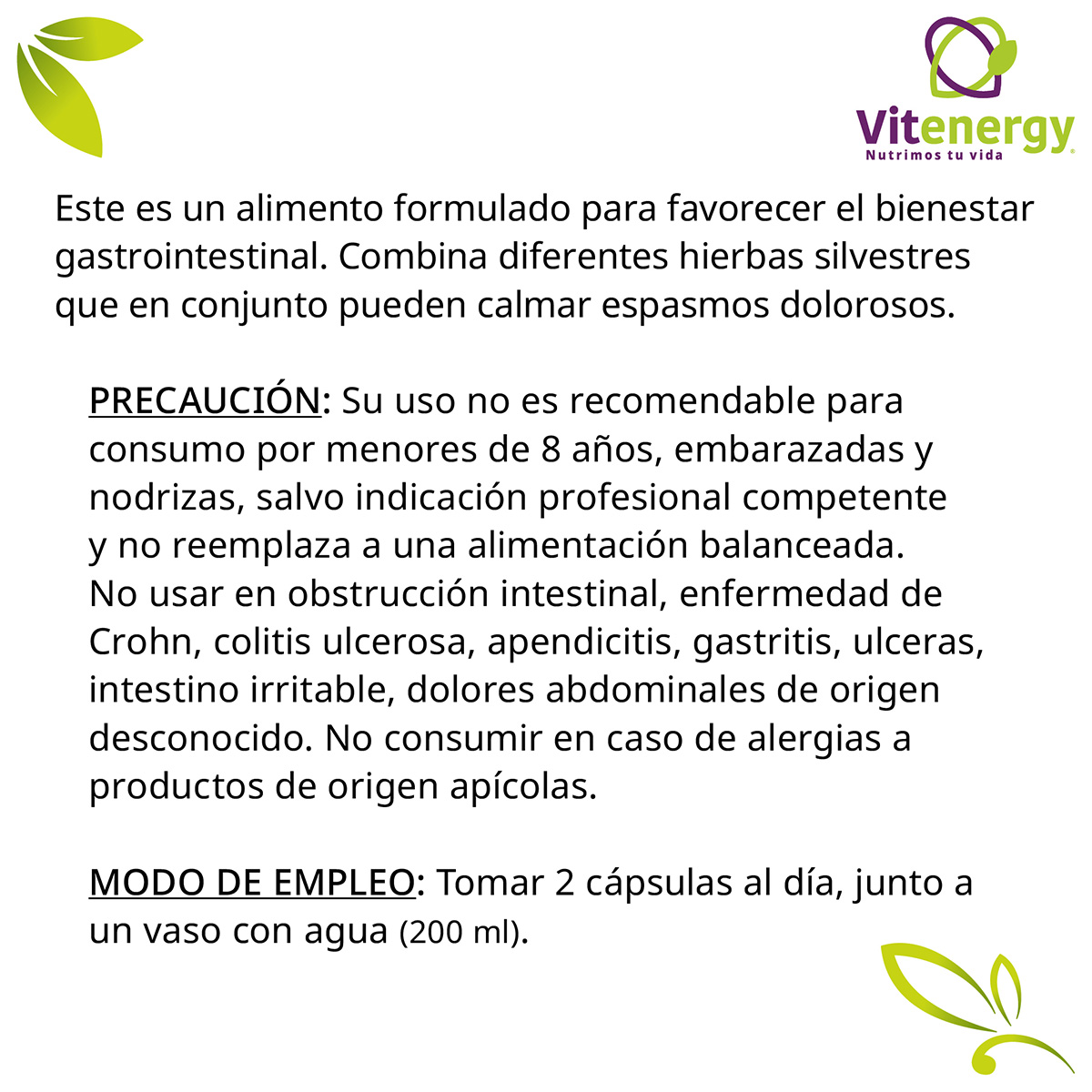 CHIA FUENTE VITAL + ALOE VERA + COLON SALUD DIGESTIVA ESTREÑIMIENTO - 4