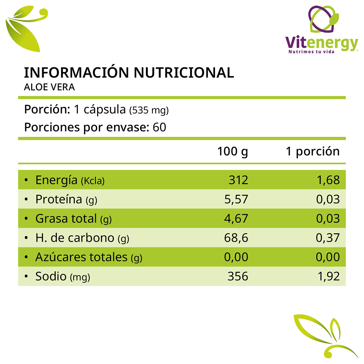 CHIA FUENTE VITAL + ALOE VERA + COLON SALUD DIGESTIVA ESTREÑIMIENTO - 7