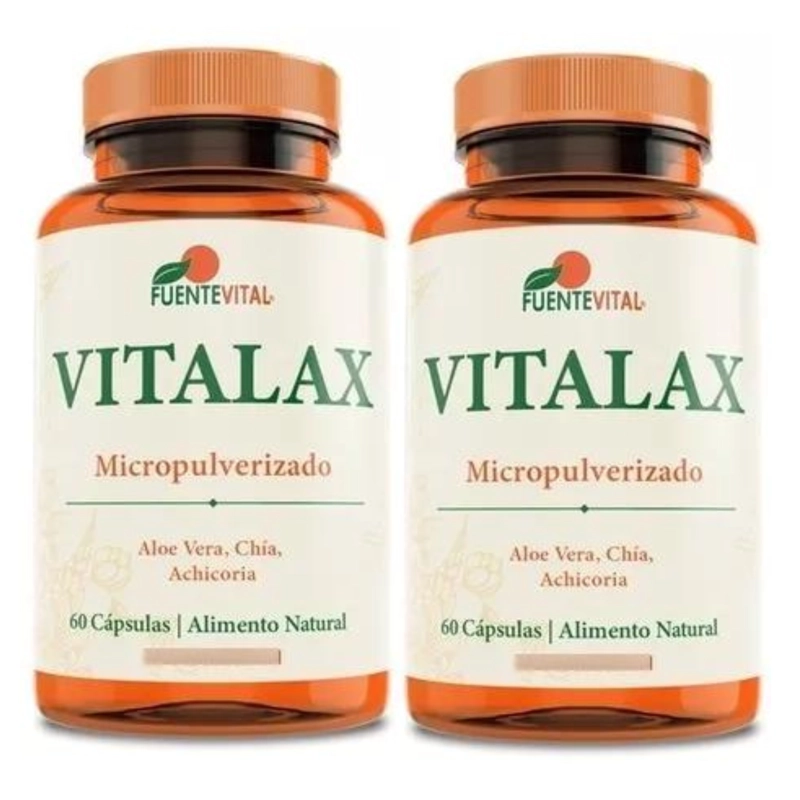 SUPLEMENTO FUENTE VITAL ESTRENIMIENTO REGULA TRANSITO LENTO LAXANTE VITALAX X 2