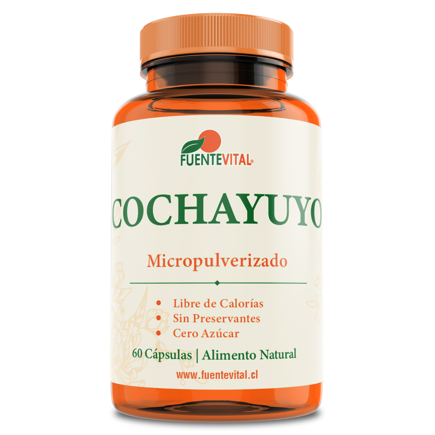 SUPLEMENTO FUENTE VITAL COCHAYUYO 1 MICROPULVERIZADO OFERTA VEGETAL CAPSULAS 60 UN - 1