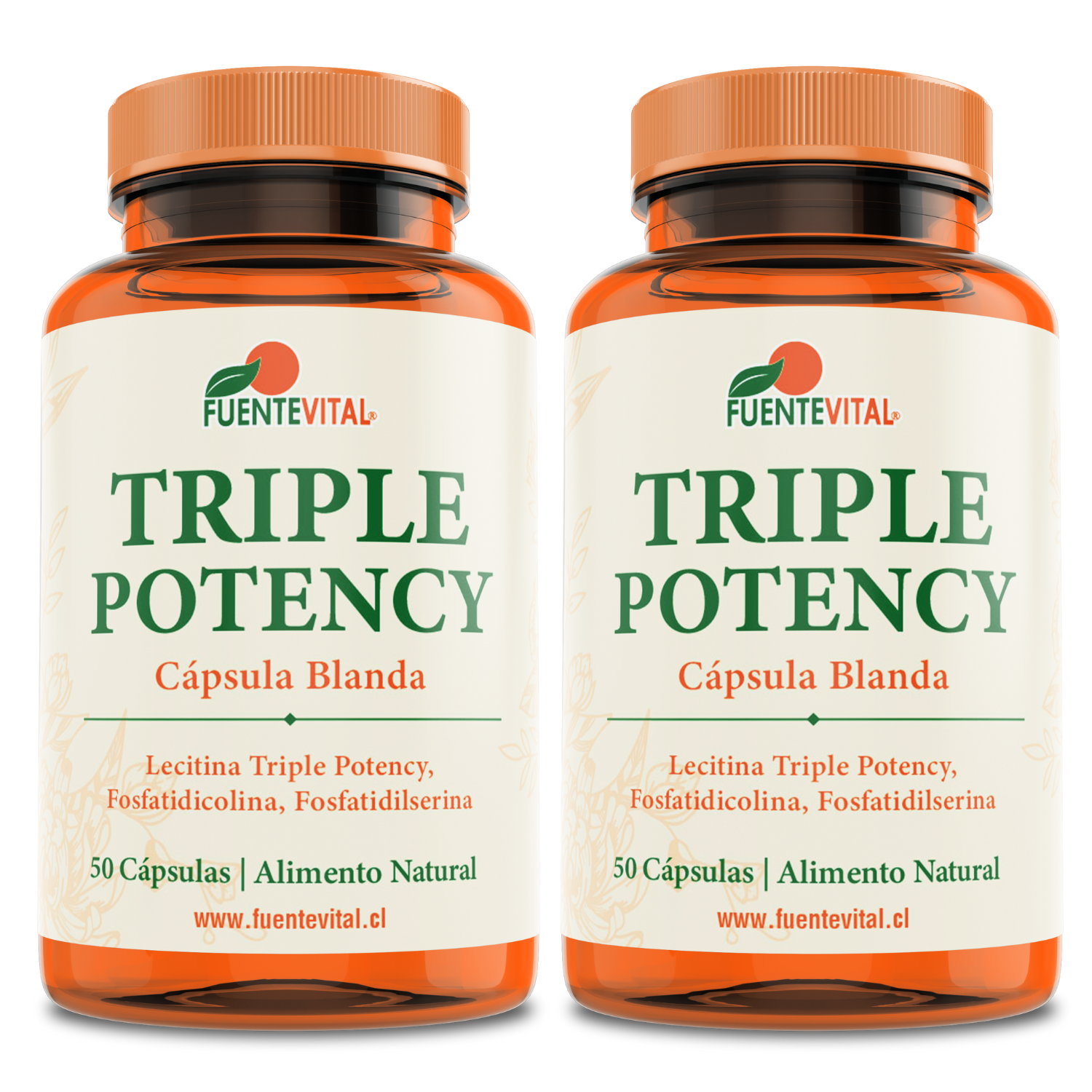 LECITINA TRIPLE POTENCY - FOSFATIDILCOLINA- FOSFATIDILSERINA - 1