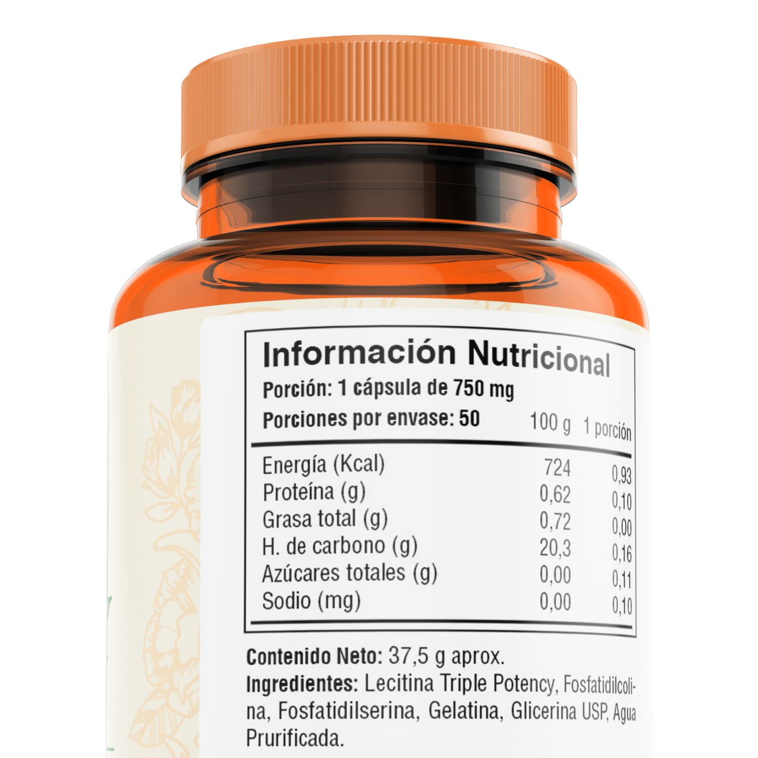 LECITINA TRIPLE POTENCY - FOSFATIDILCOLINA- FOSFATIDILSERINA - 3