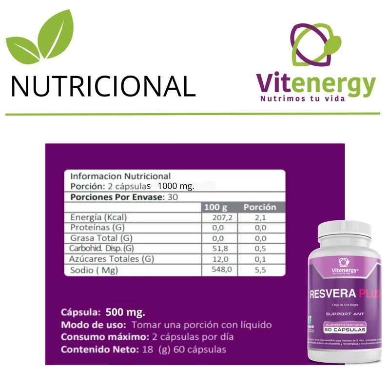 RESVERATROL 100%  ANTIOXIDANTE NATURAL  ALTA PUREZA - PACK X3 - 4