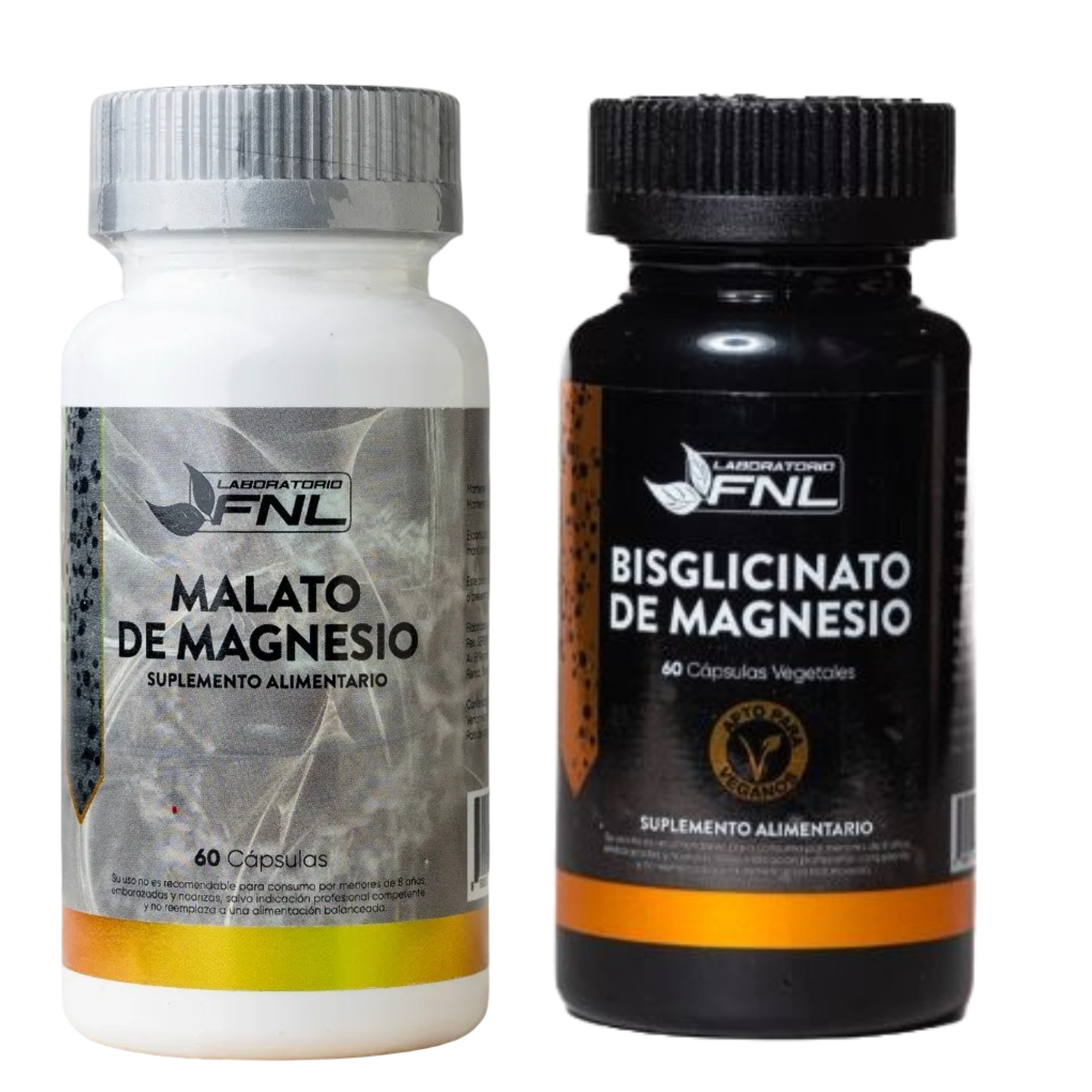 PACK MAGNESIO MALATO Y BISGLICINATO - ESTRÉS, SUEÑO Y ENERGIA - 1