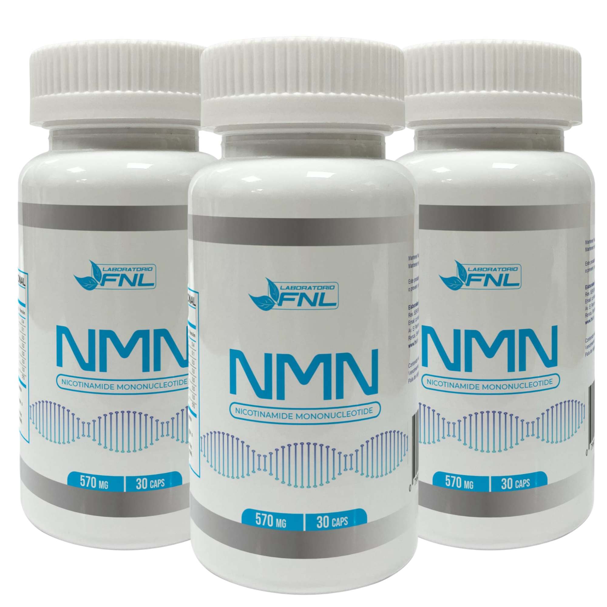 NMN FNL | PRECURSOR DE NAD+ ANTIOIDANTE - 570MG | PACK X3 - 1