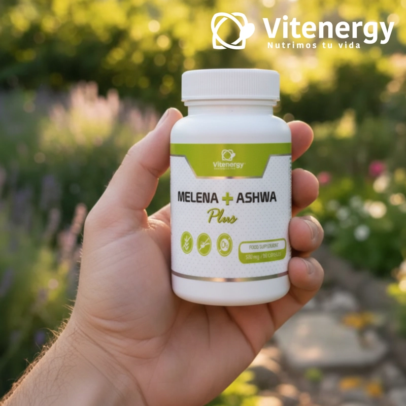 ASHWAGANDHA + MELENA DE LEON  - 90 CAPSULAS - 500 MG - PACK X3 - 2