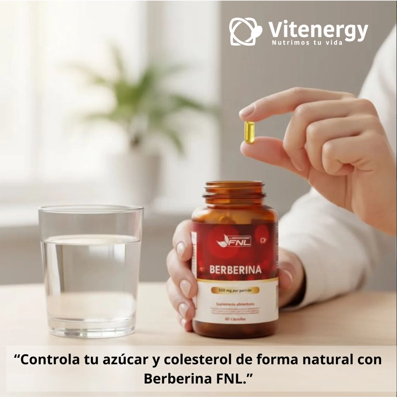 BERBERINA CAPSULAS APOYO CONTROL DE GLUCOSA Y METABOLISMO - 2