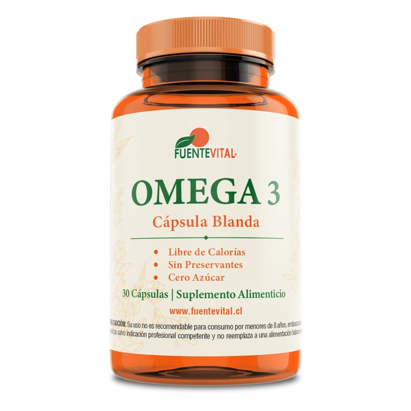 OMEGA 3 SOFT GEL - 30 CAPSULAS - 1400 MG. - 1