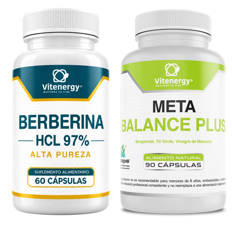 BERBERINA ALTA PUREZA HCL 97%  + BERGAMOTA GLUCOSA Y METABOLISMO - 1