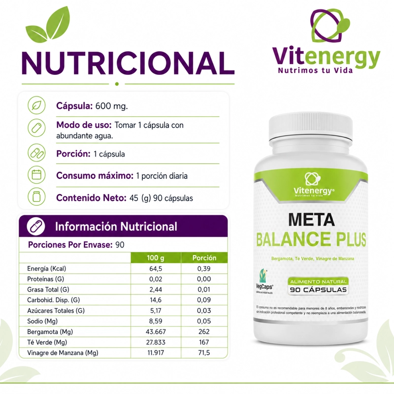 BERBERINA ALTA PUREZA HCL 97%  + BERGAMOTA GLUCOSA Y METABOLISMO - 7