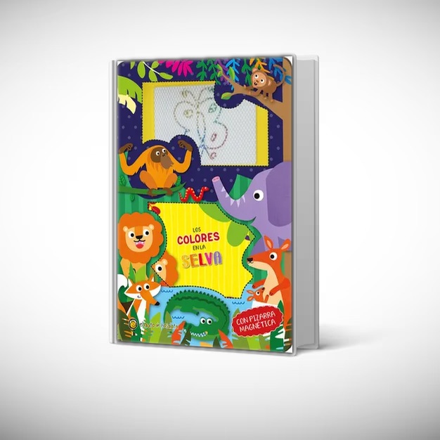 LIBRO LOS COLORES EN LA SELVA *PIZARRA MAGNE TICA*