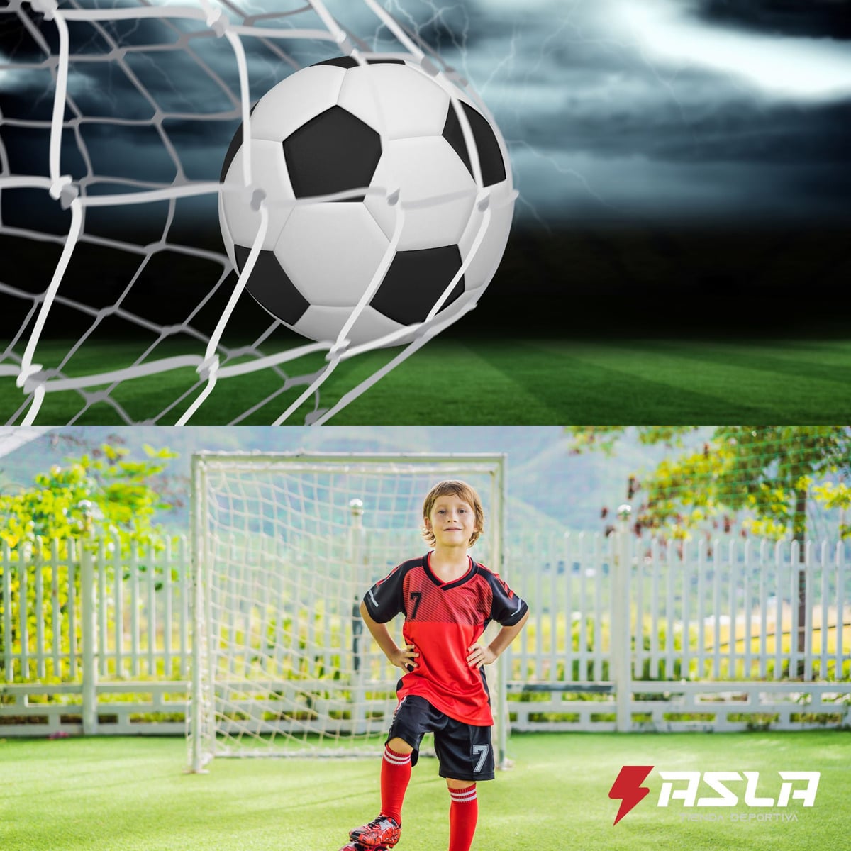 2 REDES DE ARCO PARA BABY FÚTBOL MALLAS TRENZADAS - 4
