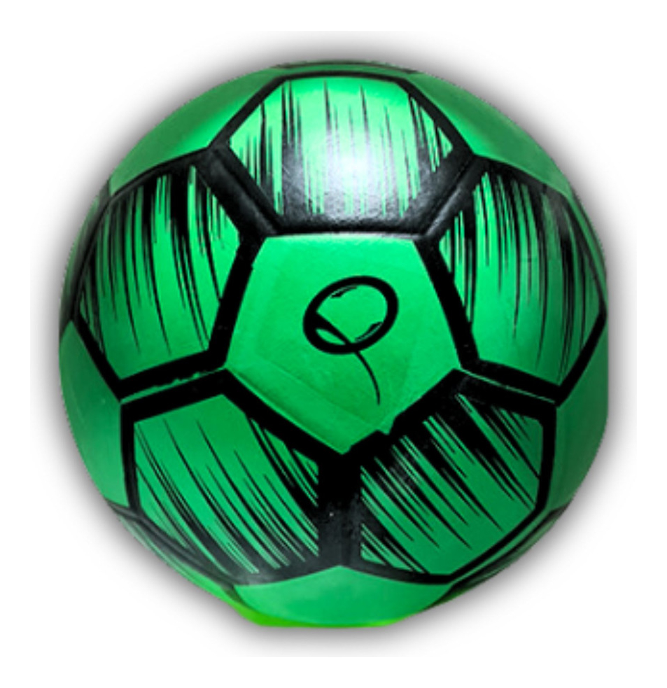 BALON FUTBOL NYLON RESISTENTE REFORZADO SOCCER N°5 VERDE - 2
