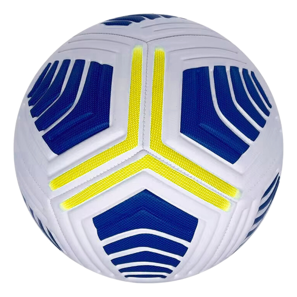BALÓN FÚTBOL N° 5 PREMIUN REFORZADO 3 CAPAS AZUL - 2