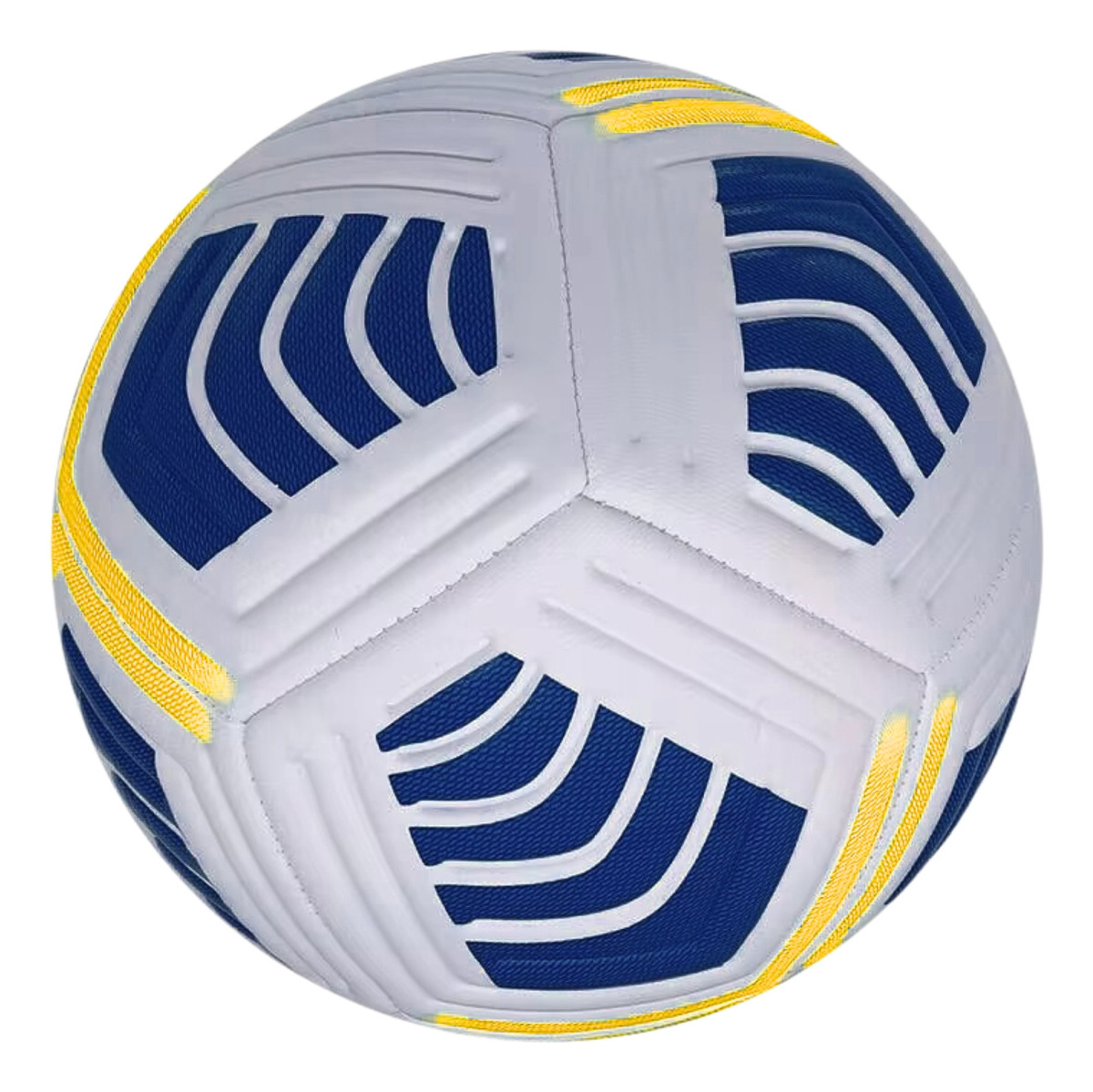 BALÓN FÚTBOL N° 5 PREMIUN REFORZADO 3 CAPAS AZUL - 3