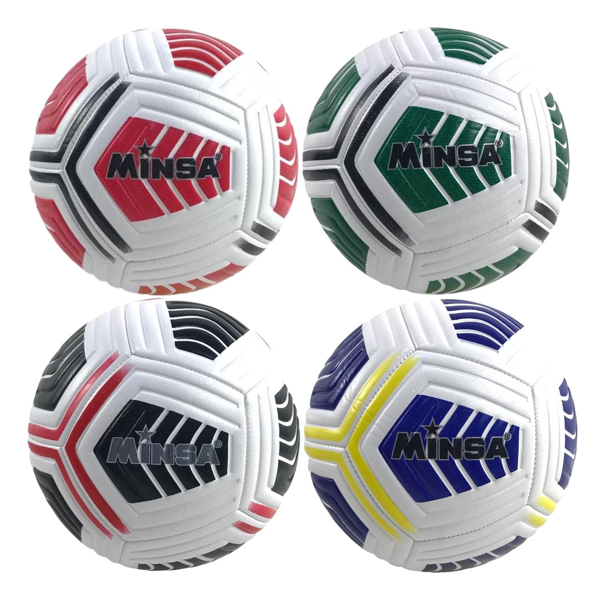 BALÓN FÚTBOL N° 5 PREMIUN REFORZADO 3 CAPAS AZUL - 4