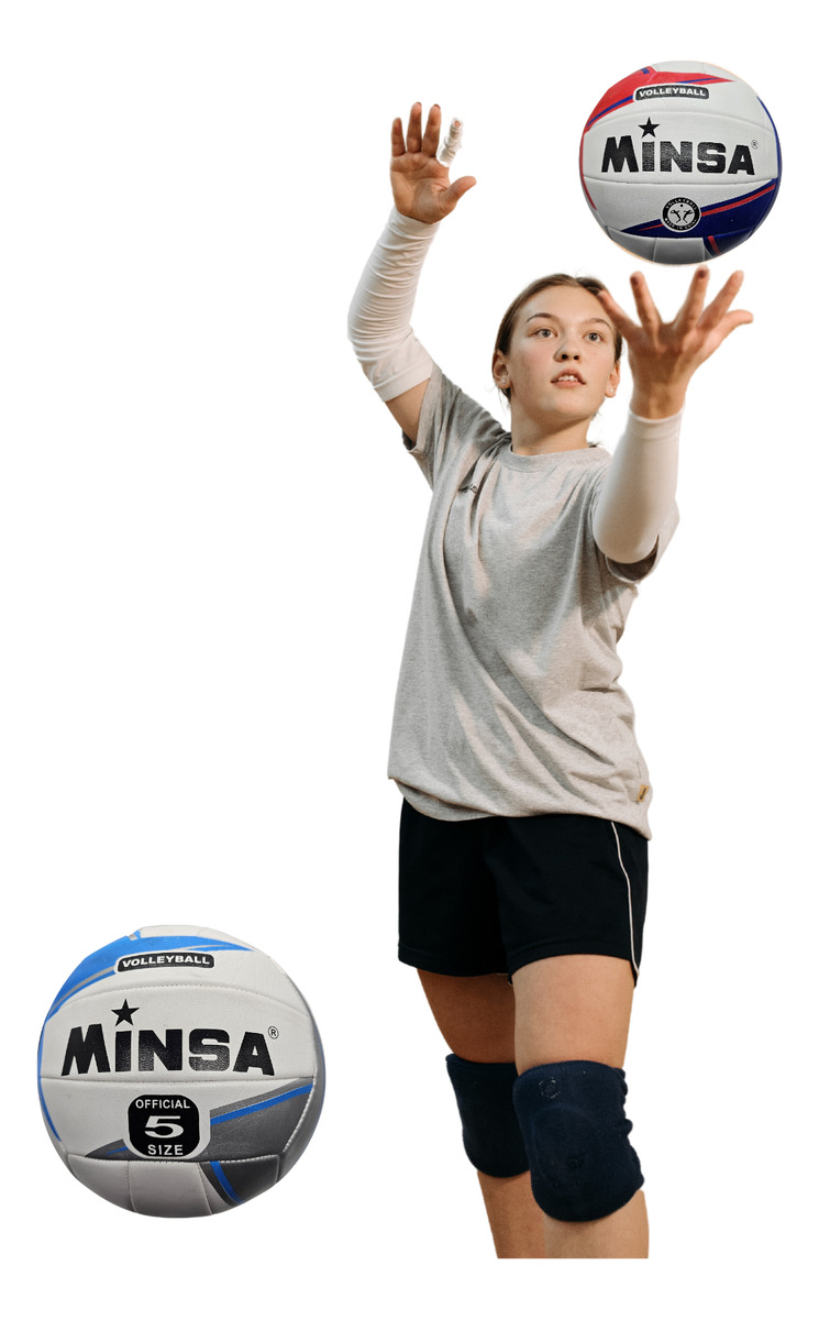 BALÓN VOLEIBOL CLASSIC N° 5 VOLEYBALL MEDIDAS OFICIALES ROJO - 7