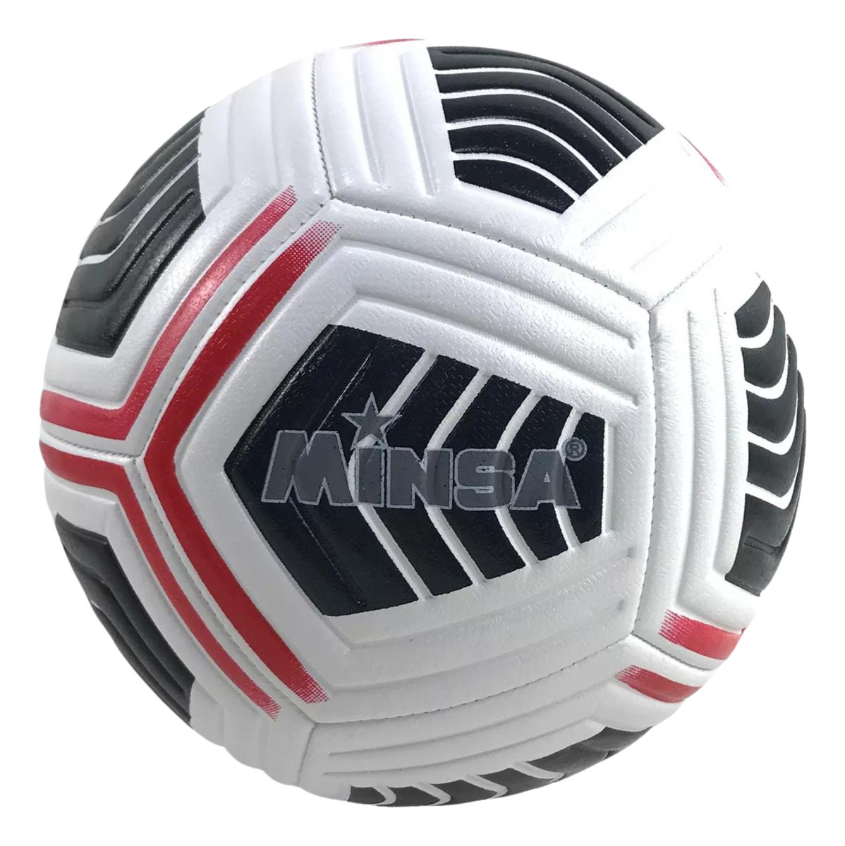 BALÓN FÚTBOL N° 5 PREMIUN REFORZADO 3 CAPAS ROJO - 6
