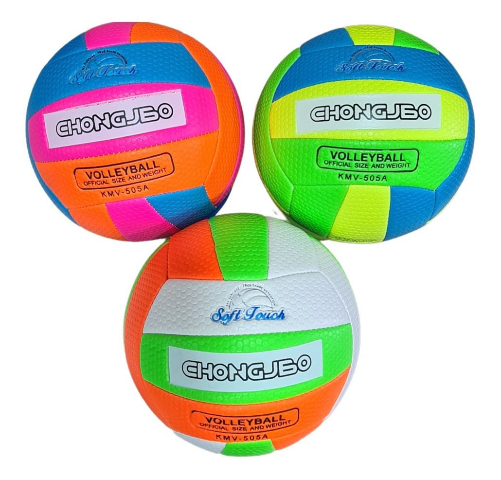 BALÓN VOLEIBOL / VOLEIBALL 5/ VOLEY PLAYA DEPORTE AMARILLO/VERDE/CELESTE - 6