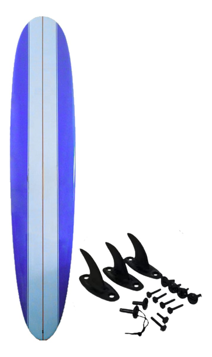 SOFTBOARD TABLA DE SURF 2,13 MTS PLAYA + LEASH Y 3 QUILLAS - 1
