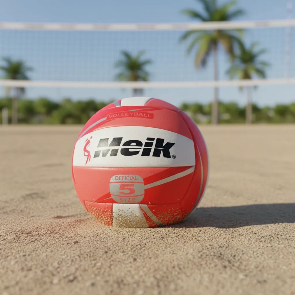 BALON DE VOLEIBOL MEIK OFICIAL N°5 SOFT PELOTA 3 LINEAS - 4